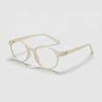 E1006 C6 Round Screen Glasses | Amber Yellow