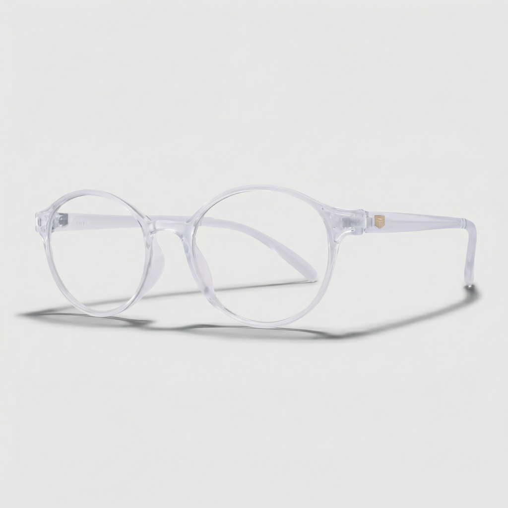 E1006 C7 Round Screen Glasses | Smoke Grey
