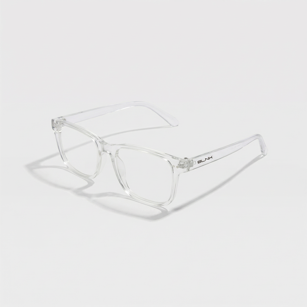 E1086 C2 Rectangle Screen Glasses | Clear