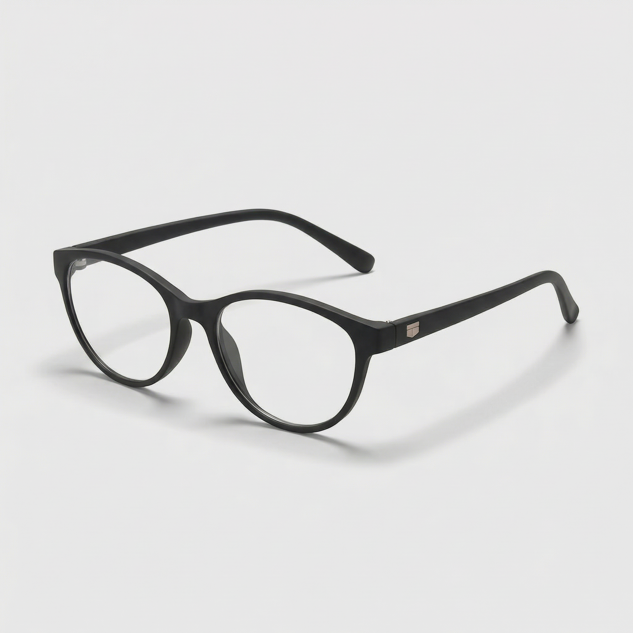 E1075 C1 Cateye Screen Glasses | Black
