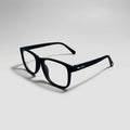 E1086 C1 Rectangle Screen Glasses | Black