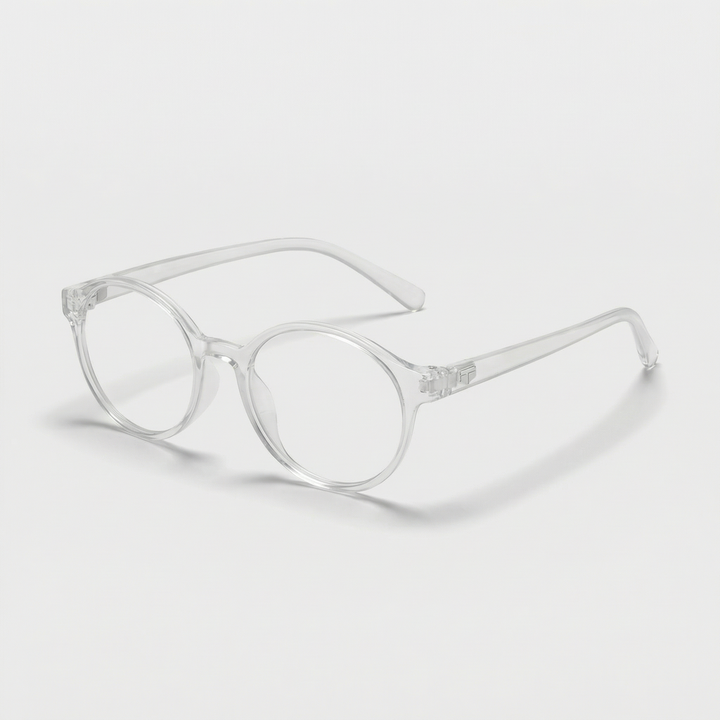 E1006 C2 Round Screen Glasses | Clear