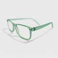E1086 C8 Rectangle Screen Glasses | Valley Green