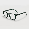 E1086 C5 Rectangle Screen Glasses | Army Green