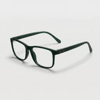 E1086 C5 Rectangle Screen Glasses | Army Green