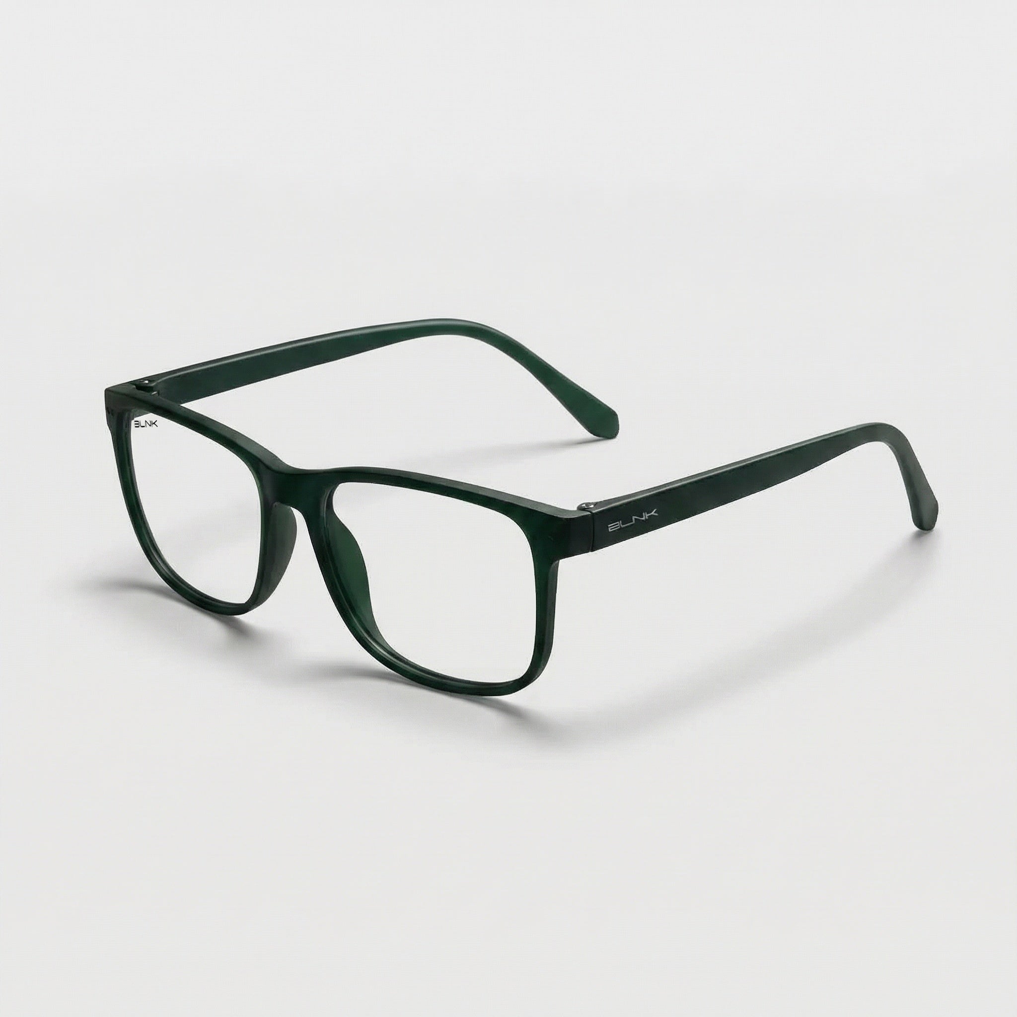 E1086 C5 Rectangle Screen Glasses | Army Green