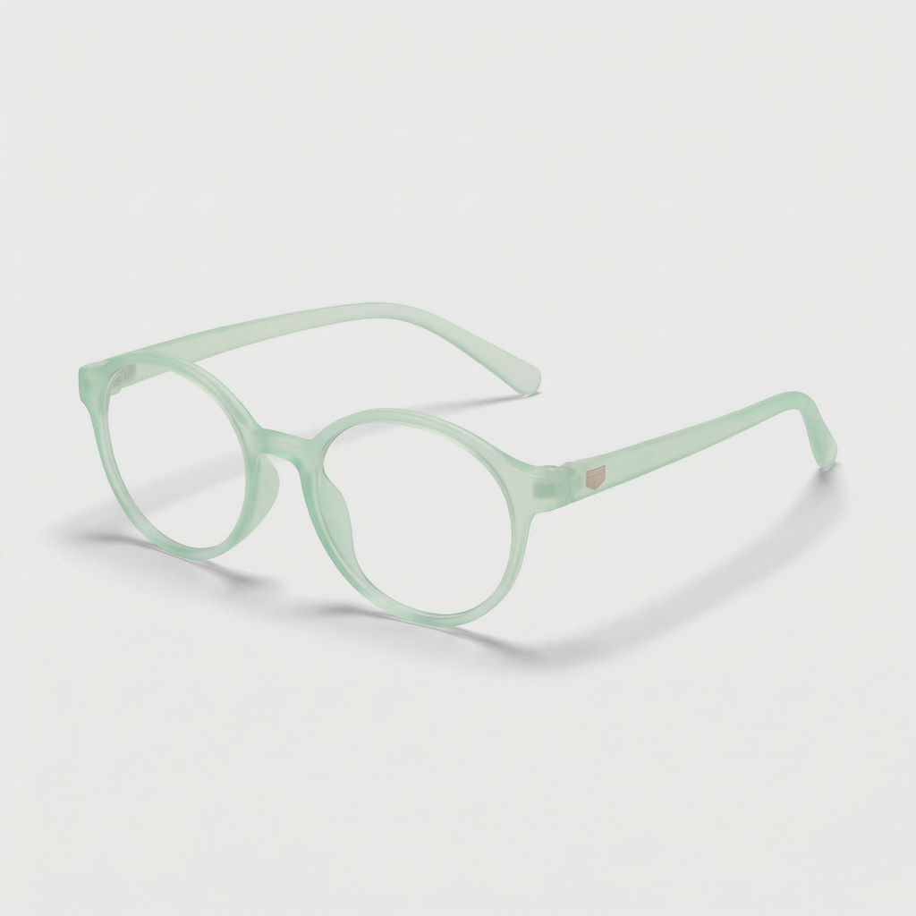 E1006 C8 Round Screen Glasses | Valley Green