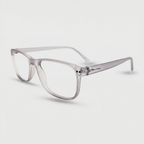E1086 C7 Rectangle Screen Glasses | Smoke Grey