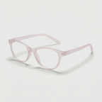 E1075 C9 Cateye Screen Glasses | Baby Pink