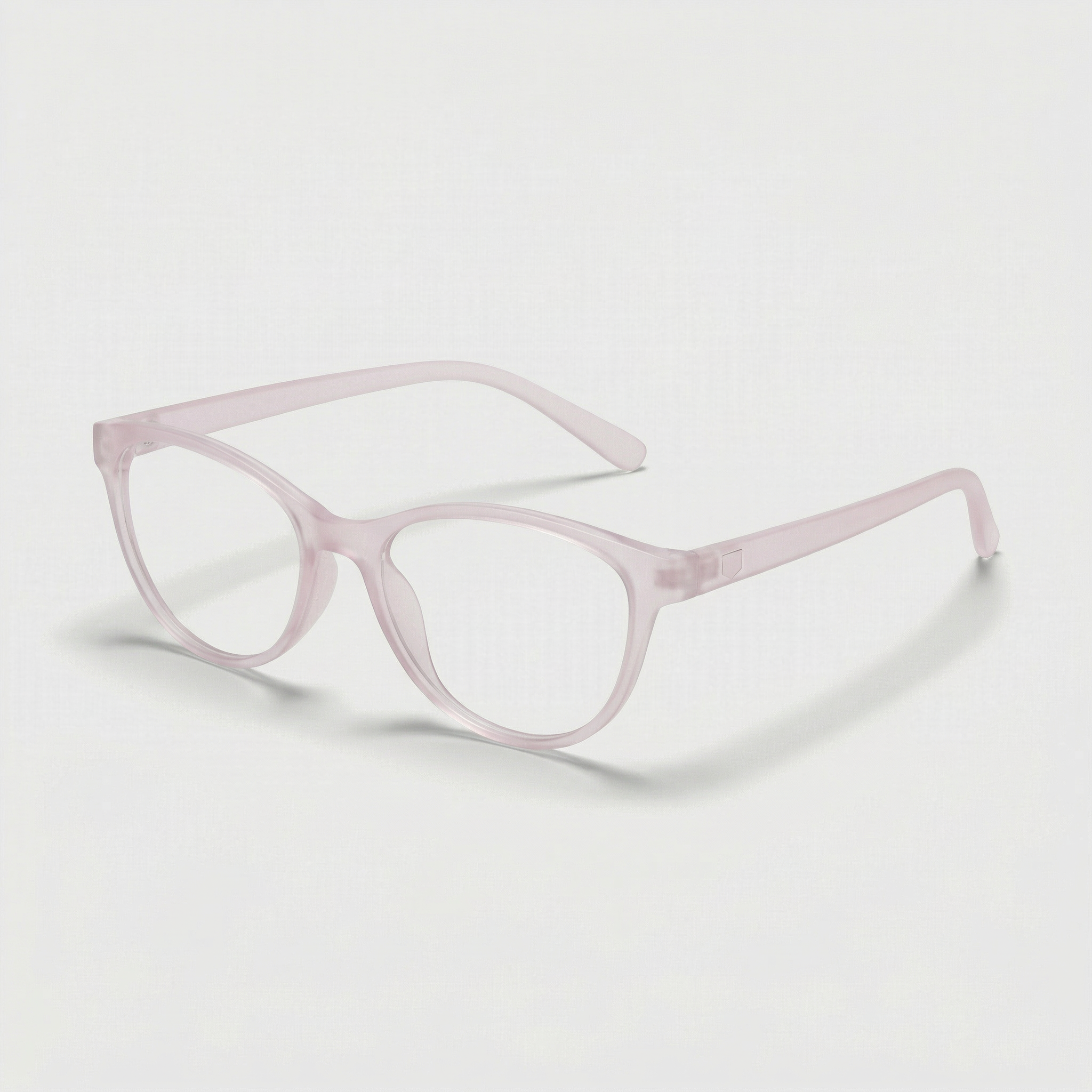 E1075 C9 Cateye Screen Glasses | Baby Pink