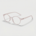E1006 C9 Round Screen Glasses | Baby Pink