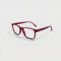 E1086 C4 Rectangle Screen Glasses | Monza Red