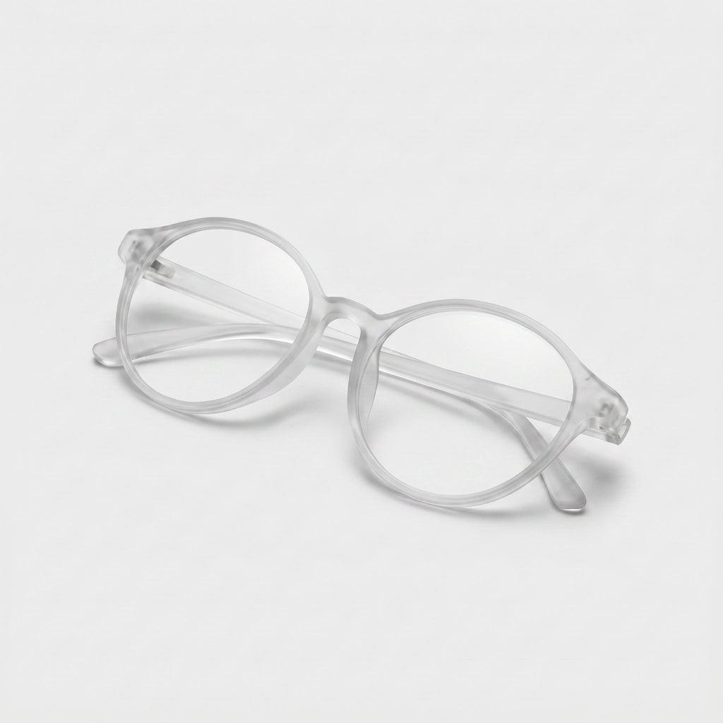 E1006 C2 Round Screen Glasses | Clear