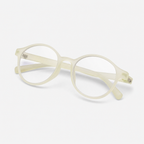 E1006 C6 Round Screen Glasses | Amber Yellow