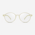E1006 C6 Round Screen Glasses | Amber Yellow