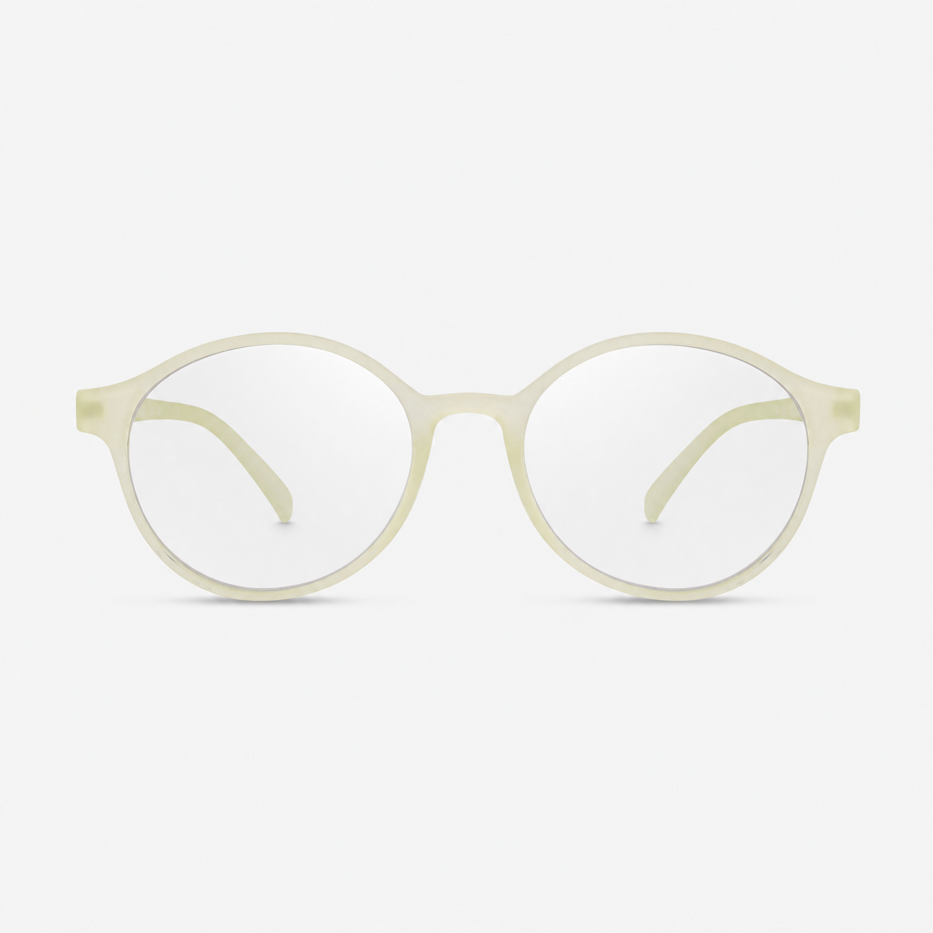 E1006 C6 Round Screen Glasses | Amber Yellow