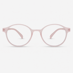 E1006 C9 Round Screen Glasses | Baby Pink