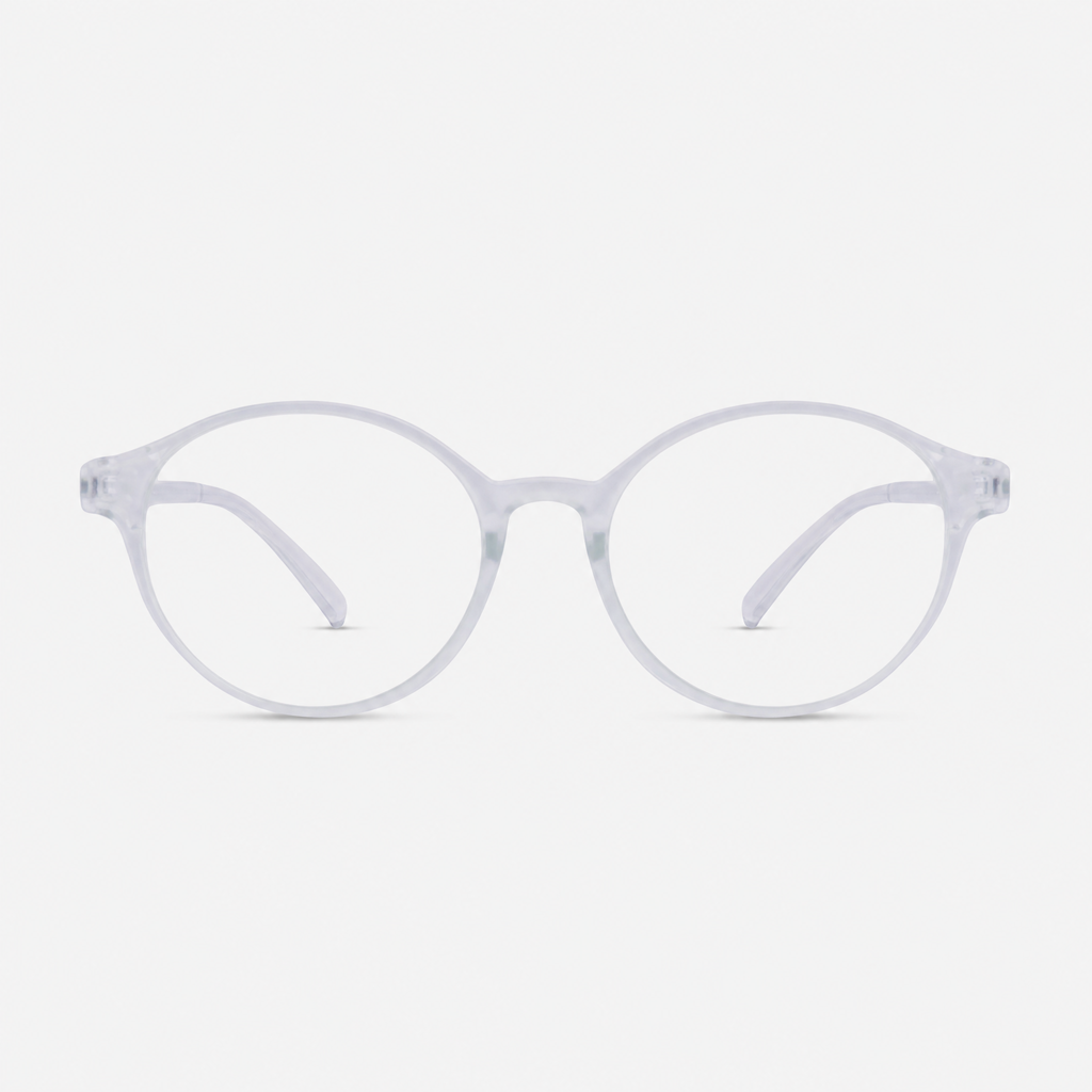 E1006 C7 Round Screen Glasses | Smoke Grey