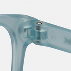 E1086 C10 Rectangle Screen Glasses | Denim Blue