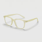 E1091 C6 Square Screen Glasses | Amber Yellow