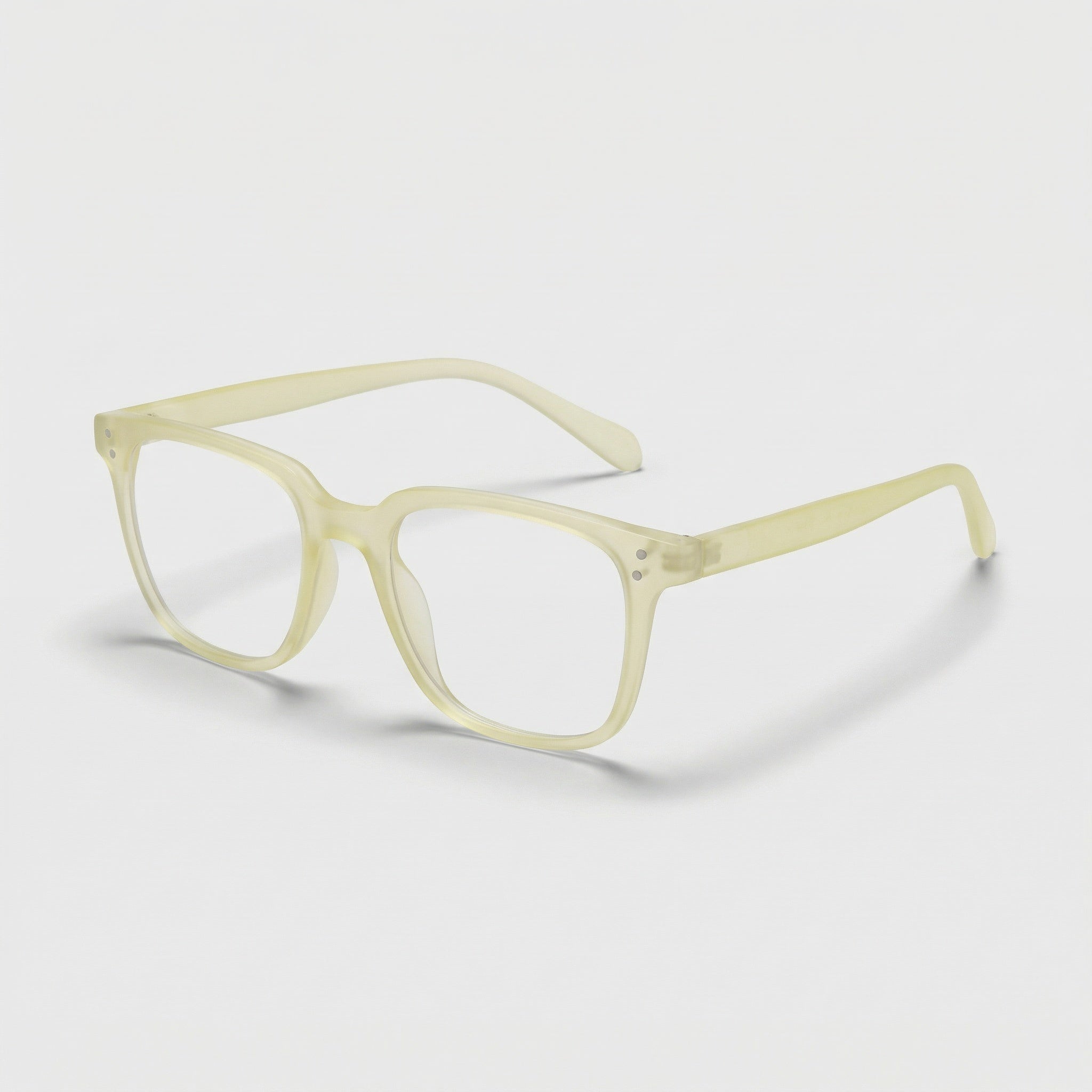 E1091 C6 Square Screen Glasses | Amber Yellow