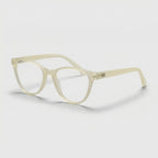 E1075 C6 Cateye Screen Glasses | Amber Yellow