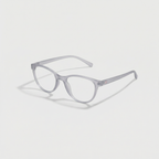 E1075 C7 Cateye Screen Glasses | Smoke Grey