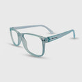 E1086 C10 Rectangle Screen Glasses | Denim Blue