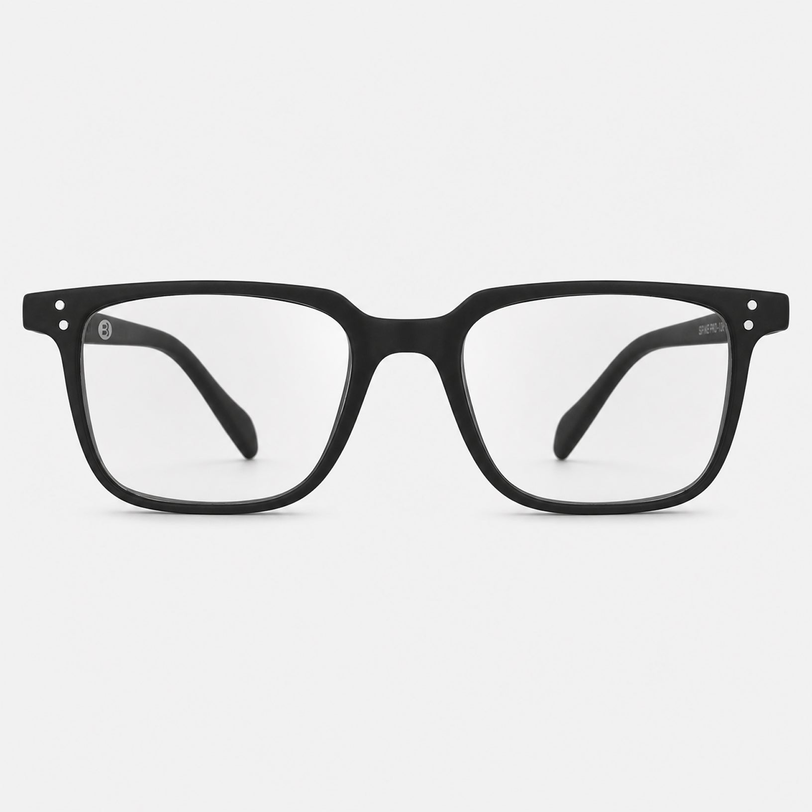 E1091 C1 Square Screen Glasses | Black