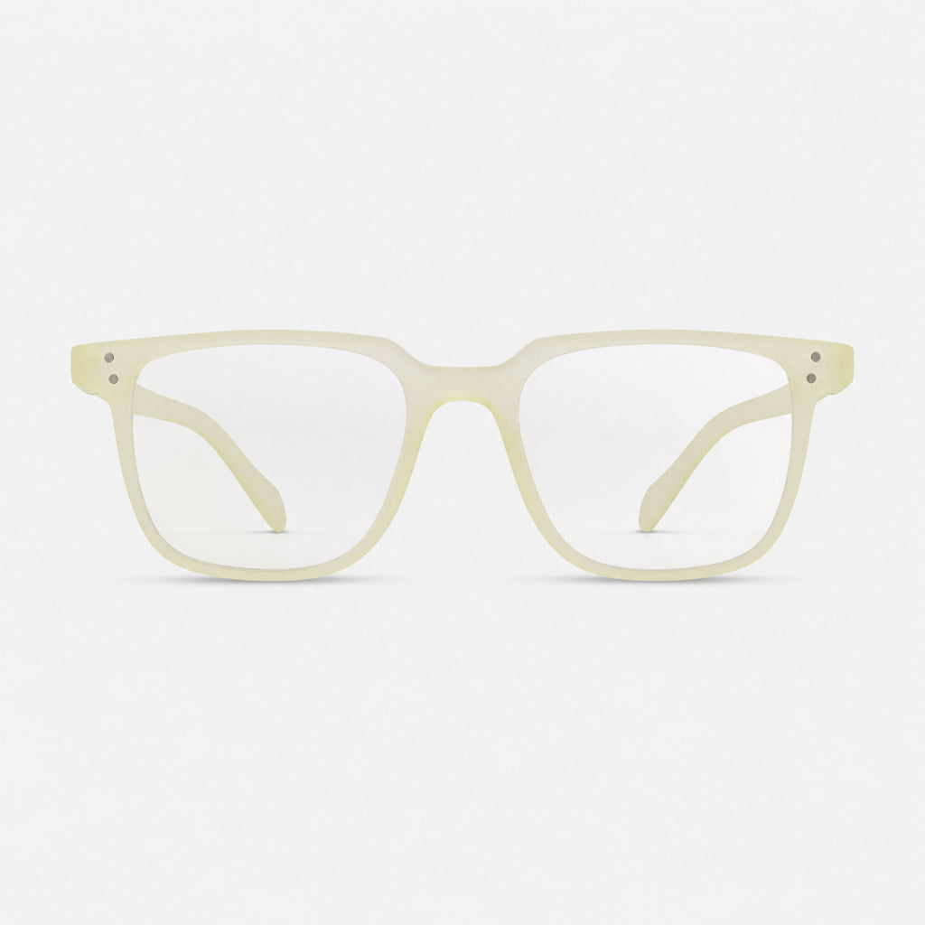 E1091 C6 Square Screen Glasses | Amber Yellow