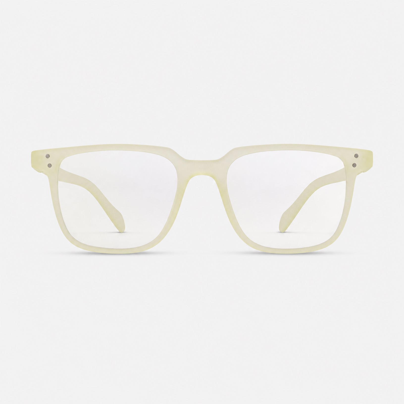 E1091 C6 Square Screen Glasses | Amber Yellow