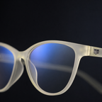 E1075 C6 Cateye Screen Glasses | Amber Yellow