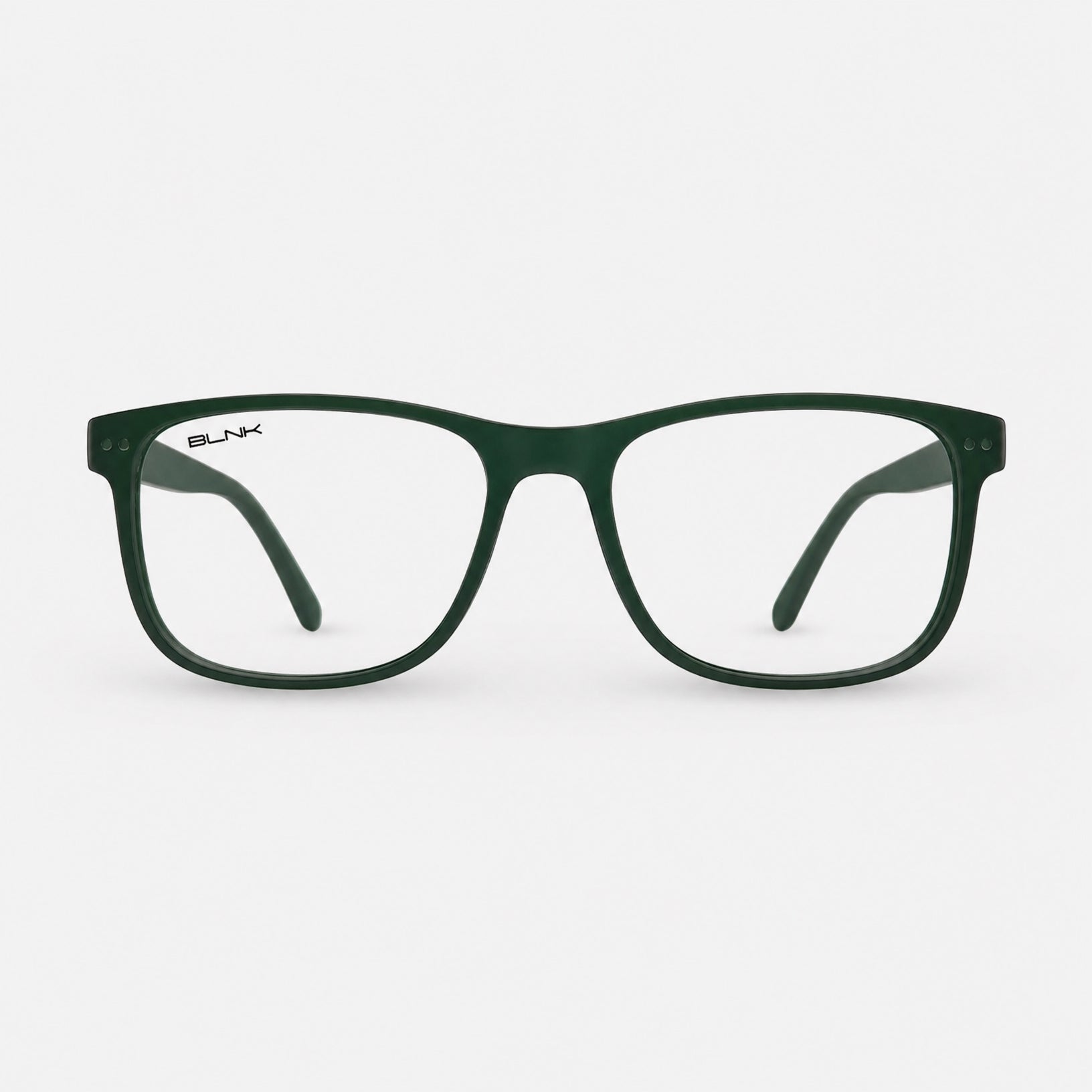 E1086 C5 Rectangle Screen Glasses | Army Green