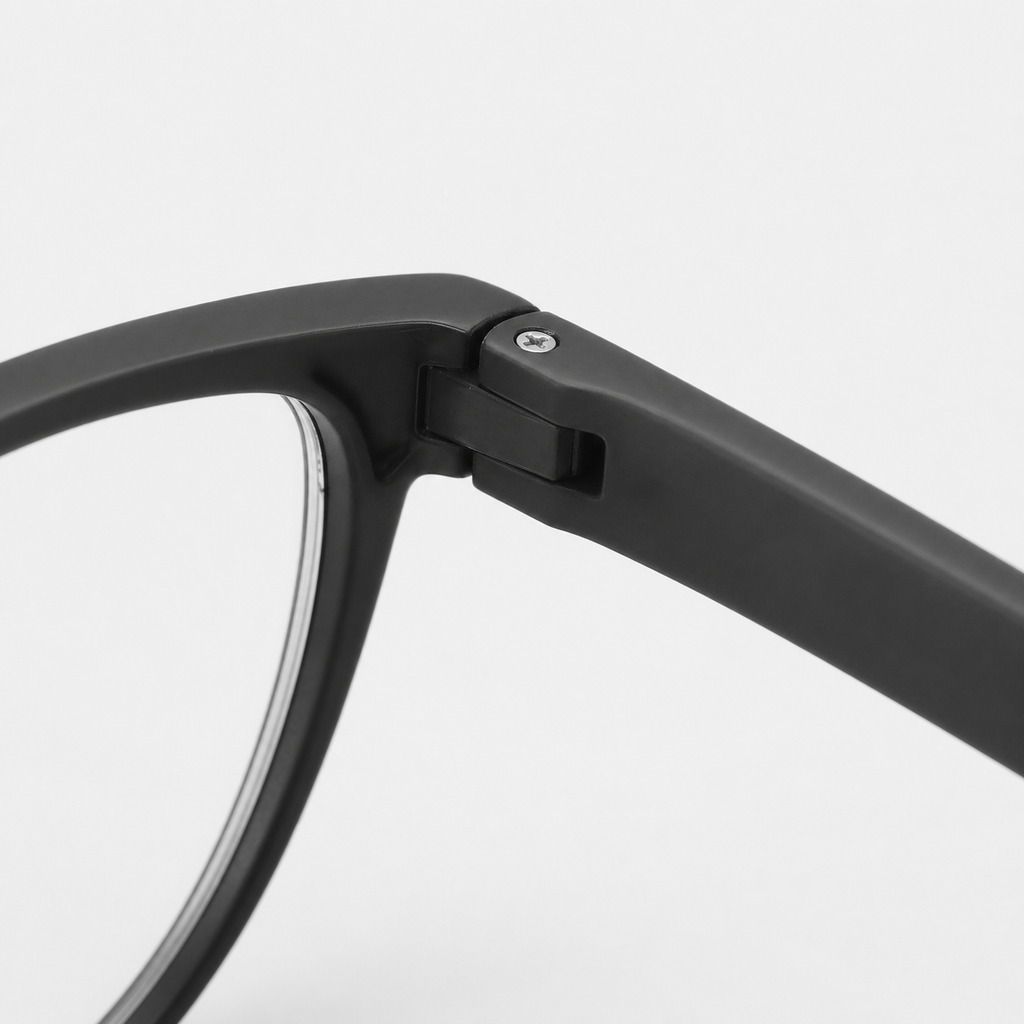 E1075 C1 Cateye Screen Glasses | Black