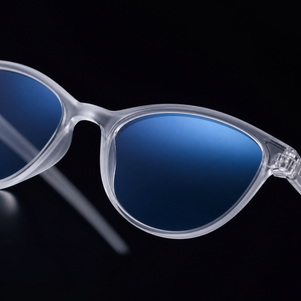 E1075 C2 Cateye Screen Glasses | Clear