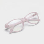 E1075 C9 Cateye Screen Glasses | Baby Pink