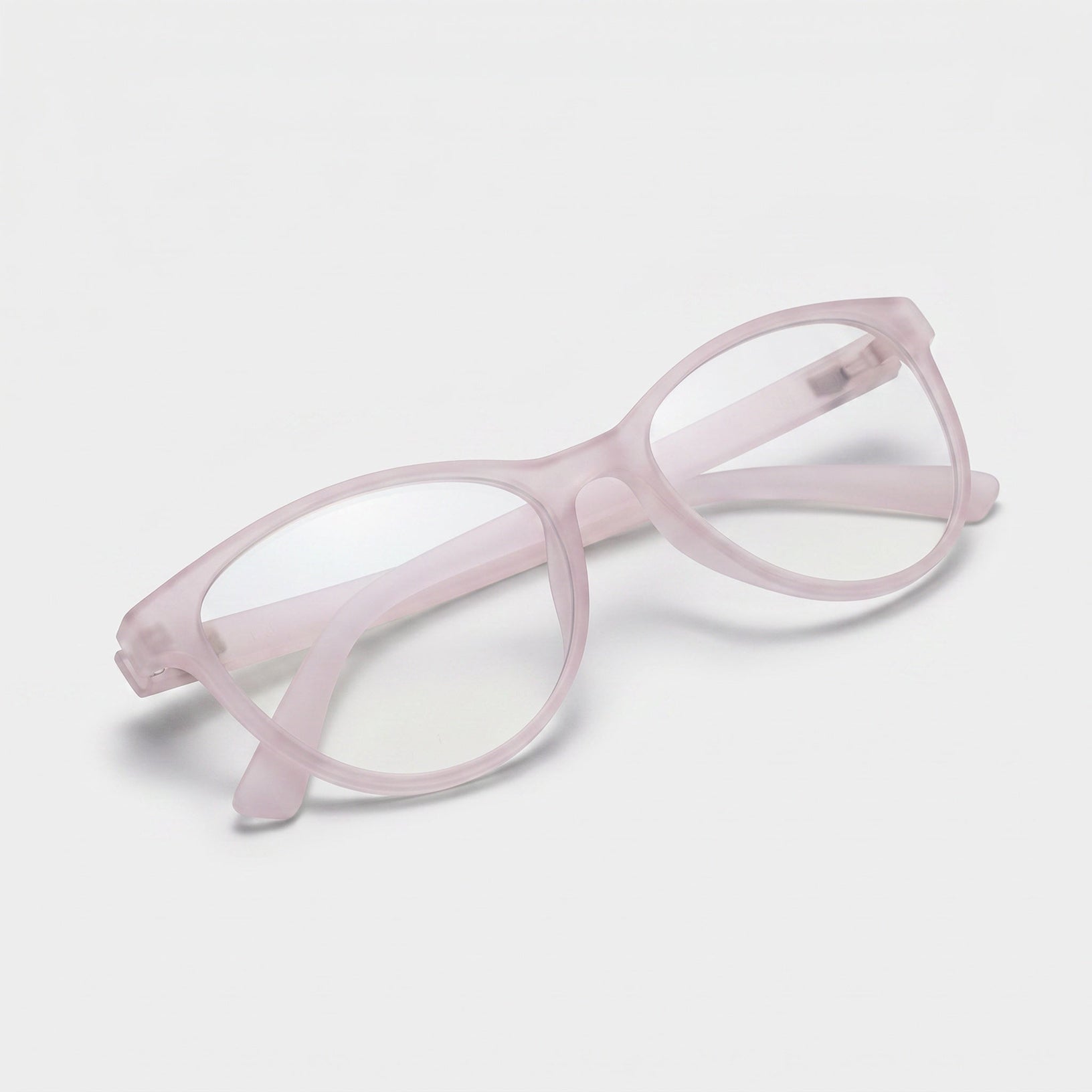 E1075 C9 Cateye Screen Glasses | Baby Pink