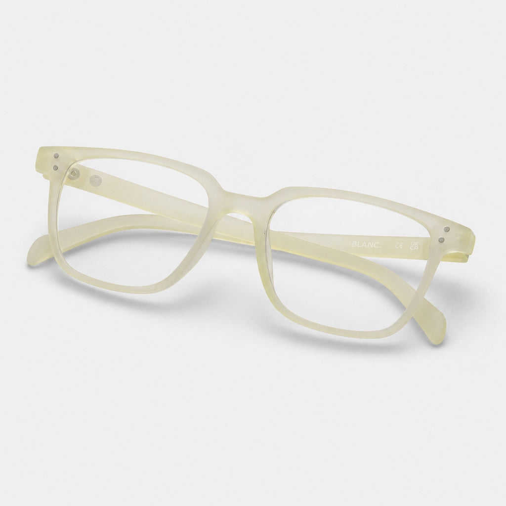 E1091 C6 Square Screen Glasses | Amber Yellow