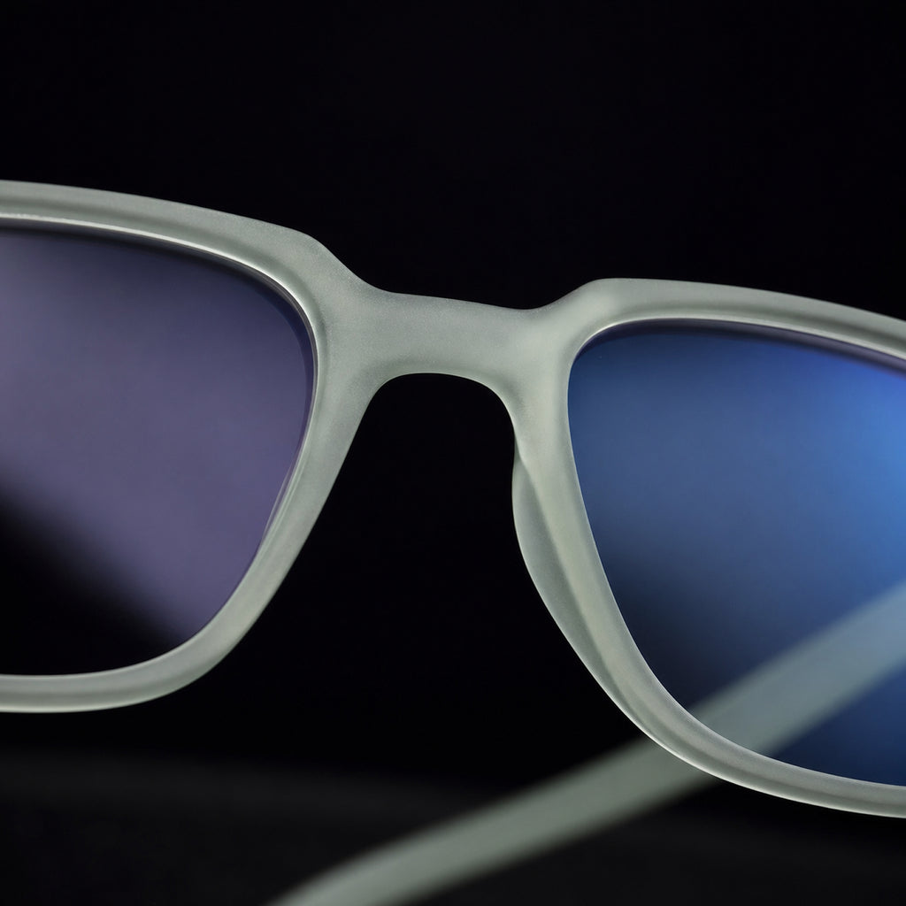E1091 C8 Square Screen Glasses | Valley Green