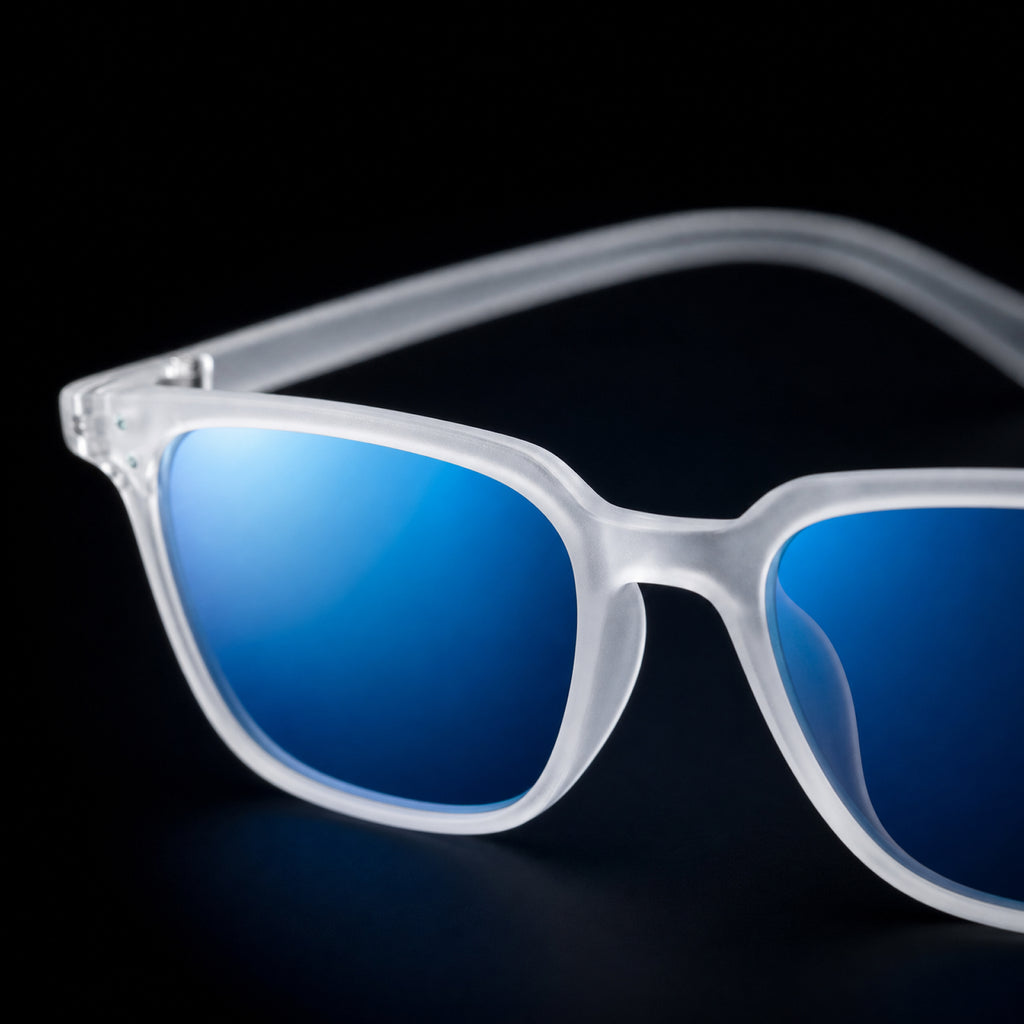 E1091 C7 Square Screen Glasses | Smoke Grey