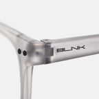E1086 C7 Rectangle Screen Glasses | Smoke Grey