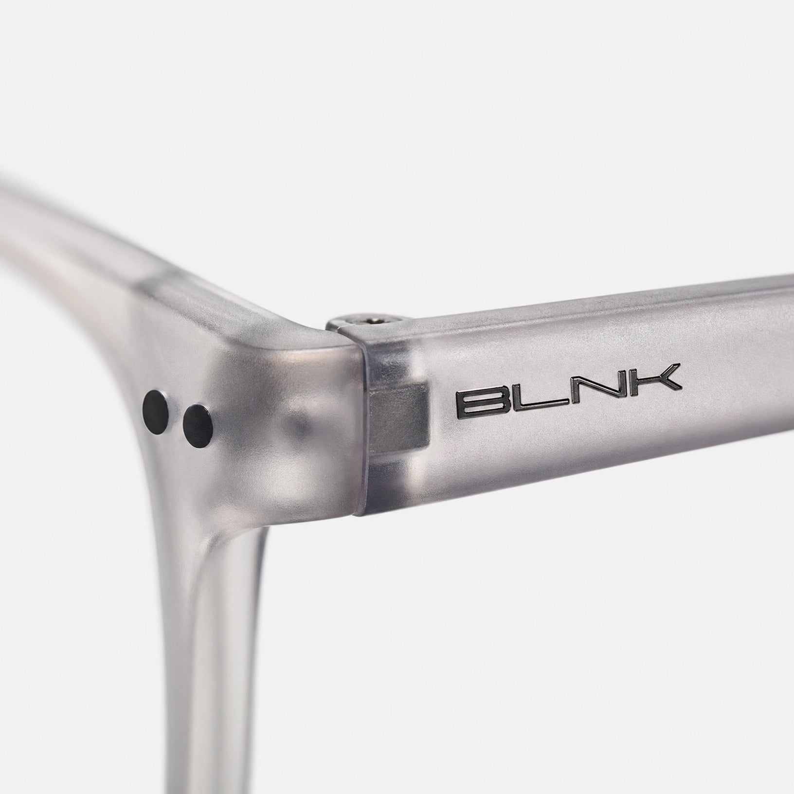E1086 C7 Rectangle Screen Glasses | Smoke Grey