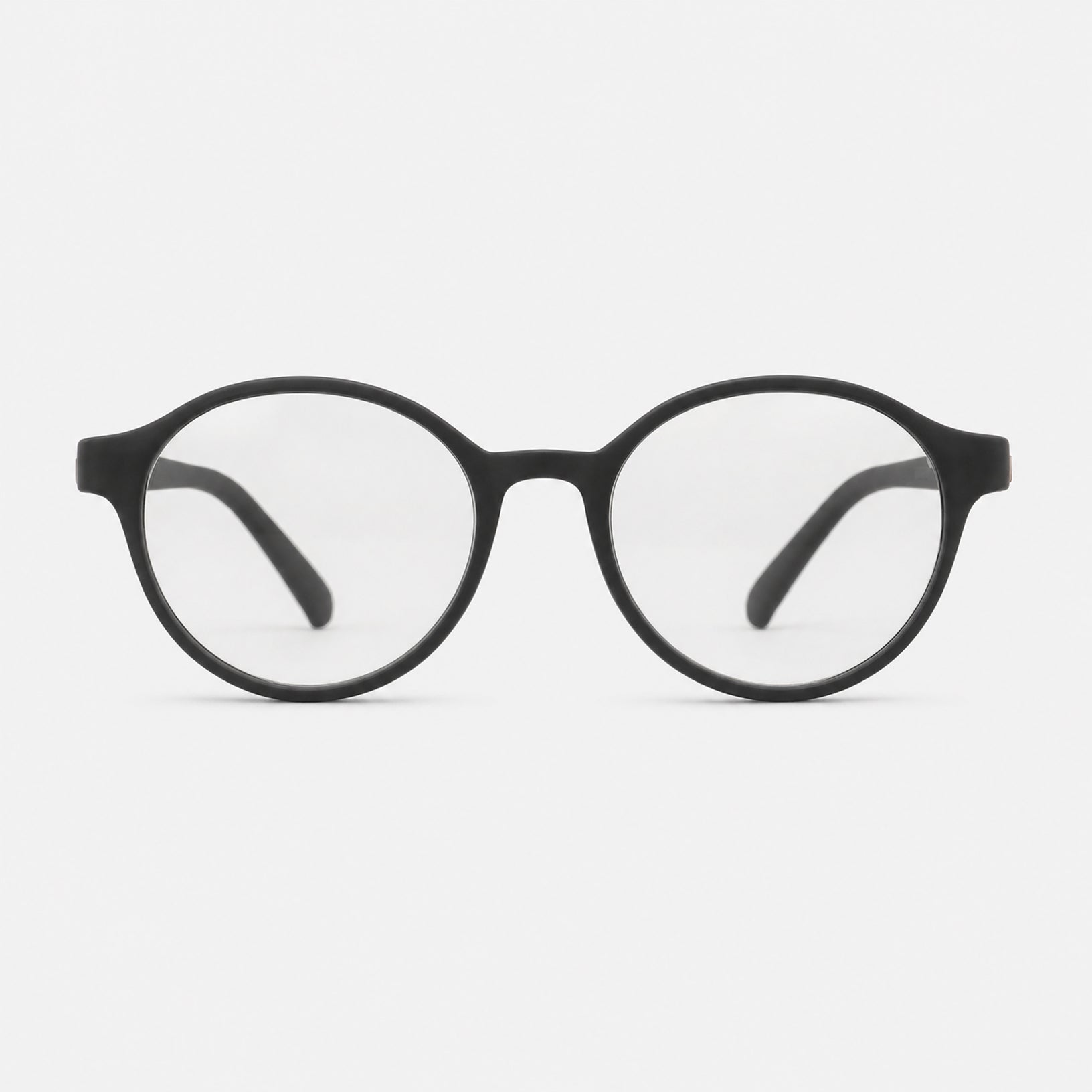 E1006 C1 Round Screen Glasses | Black
