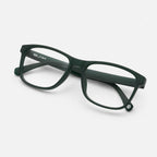 E1086 C5 Rectangle Screen Glasses | Army Green