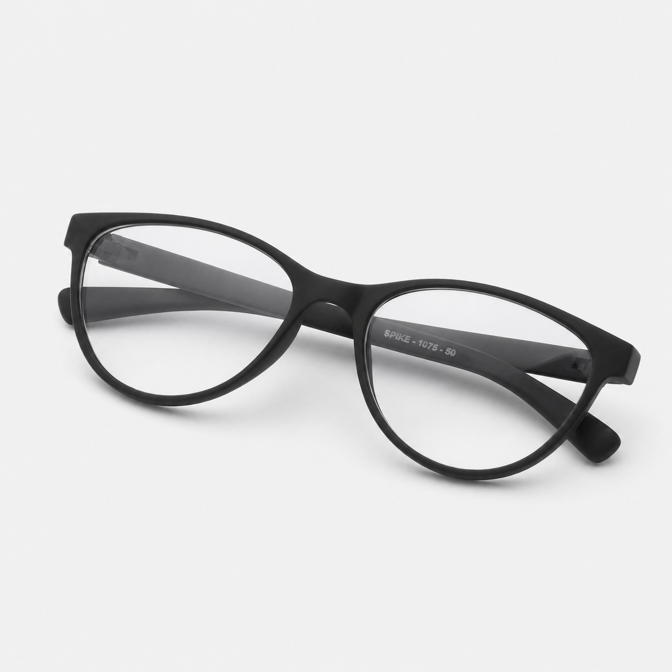 E1075 C1 Cateye Screen Glasses | Black