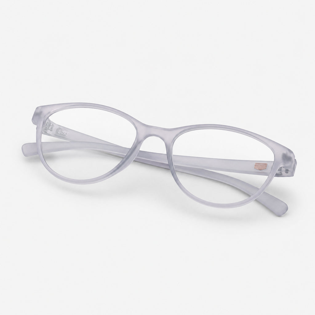 E1075 C7 Cateye Screen Glasses | Smoke Grey