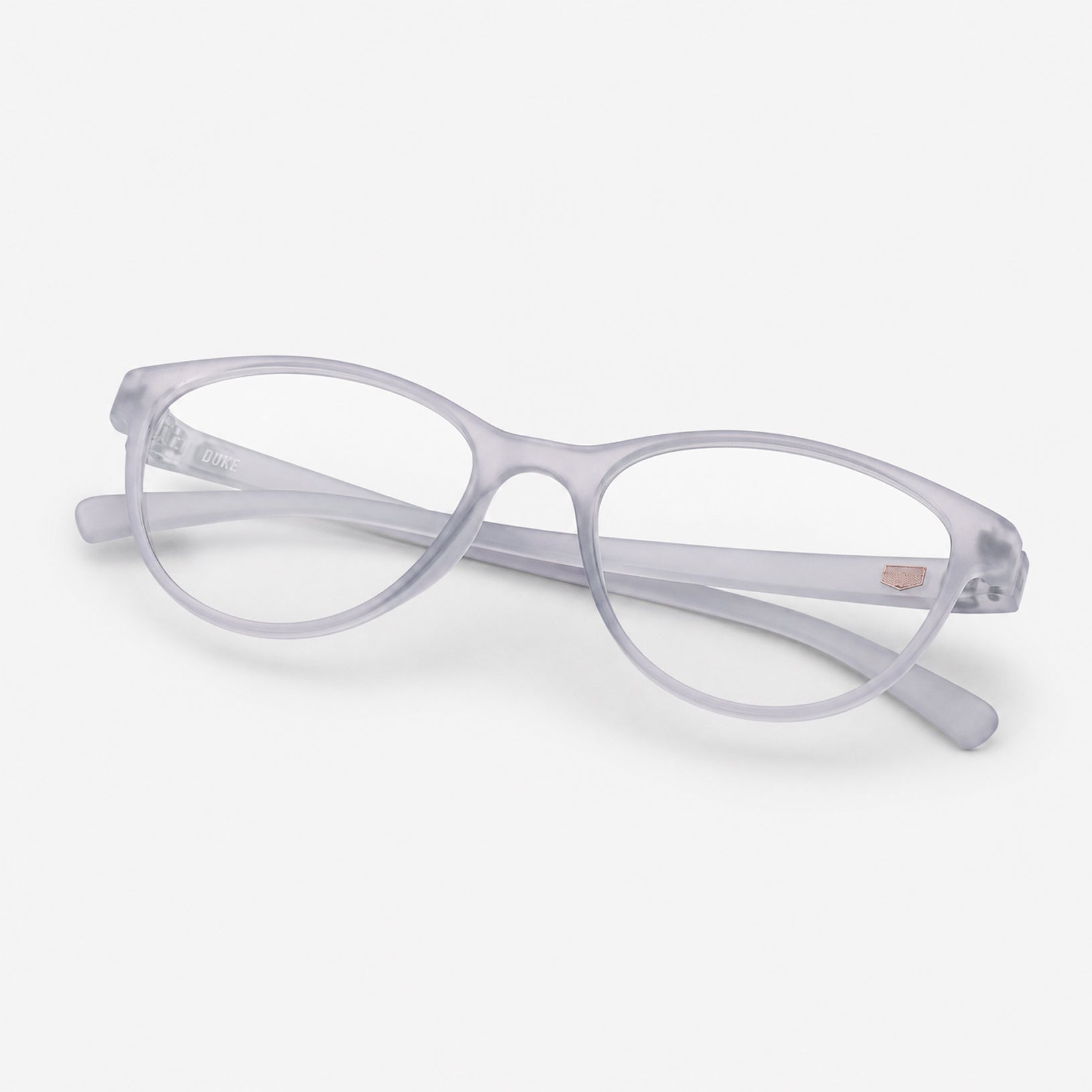 E1075 C7 Cateye Screen Glasses | Smoke Grey