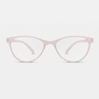 E1075 C9 Cateye Screen Glasses | Baby Pink
