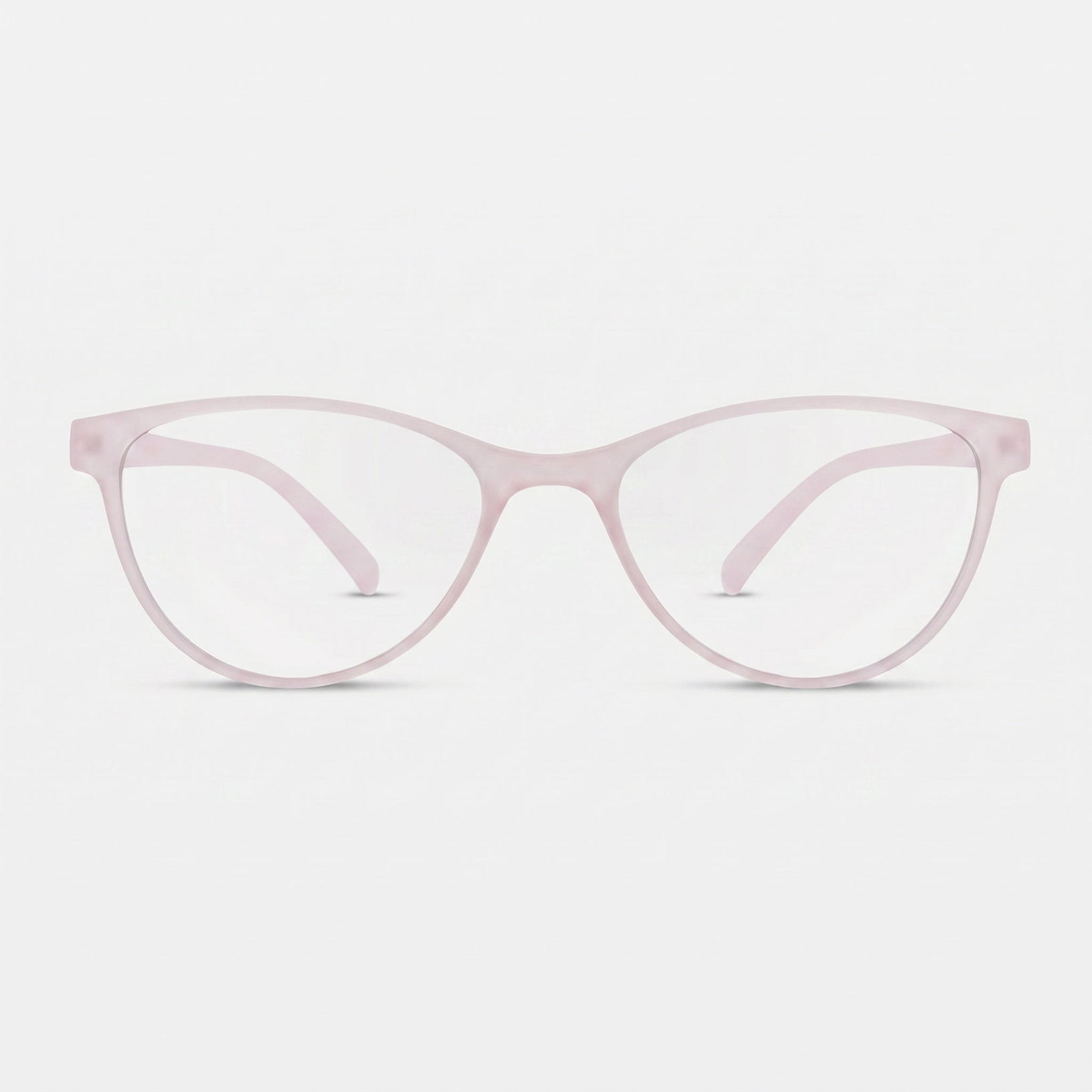 E1075 C9 Cateye Screen Glasses | Baby Pink