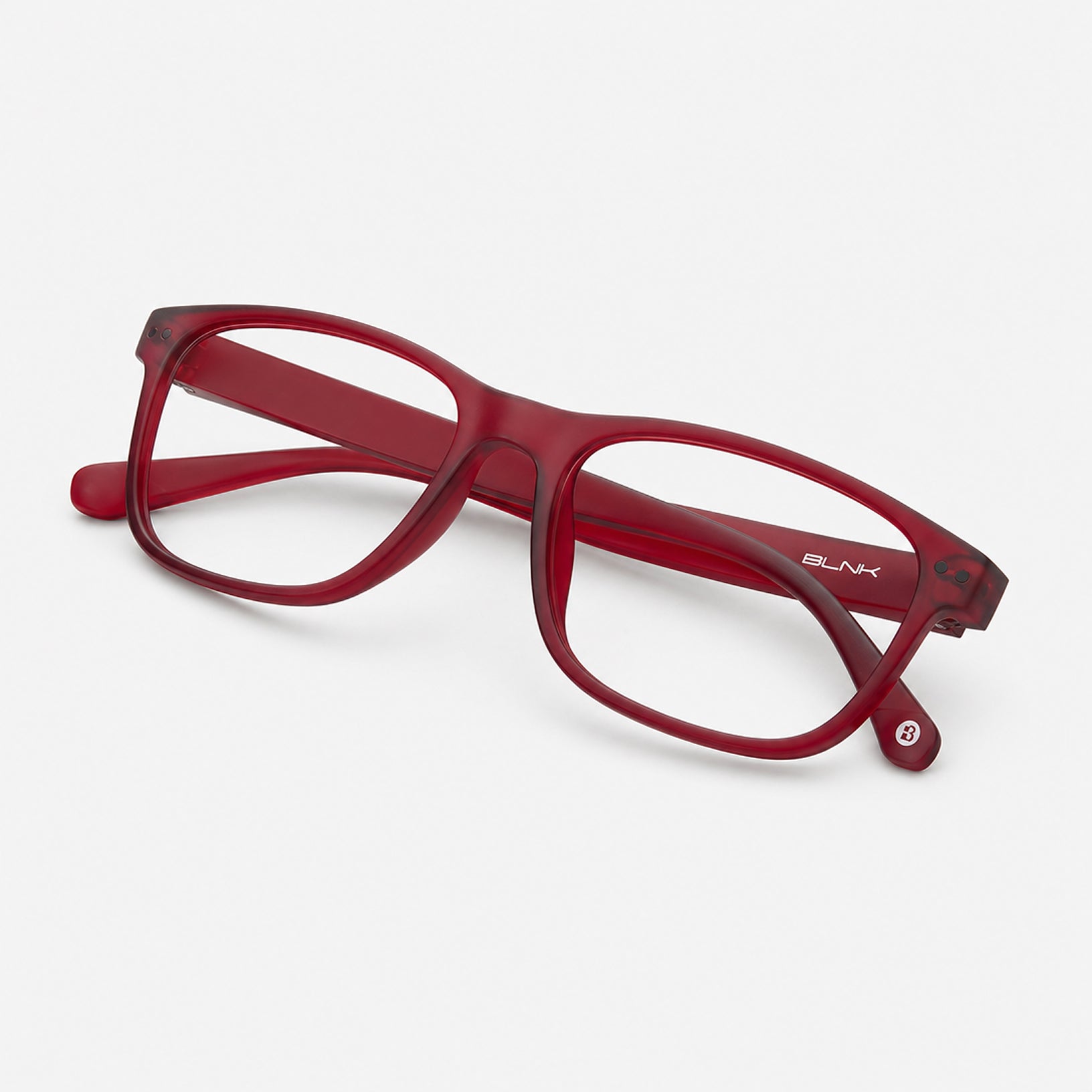 E1086 C4 Rectangle Screen Glasses | Monza Red